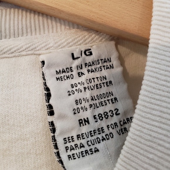 Vintage Disney's Winnie the Pooh Embroidered Sweatshirt Men's sz L Gray - Picture 4 of 6